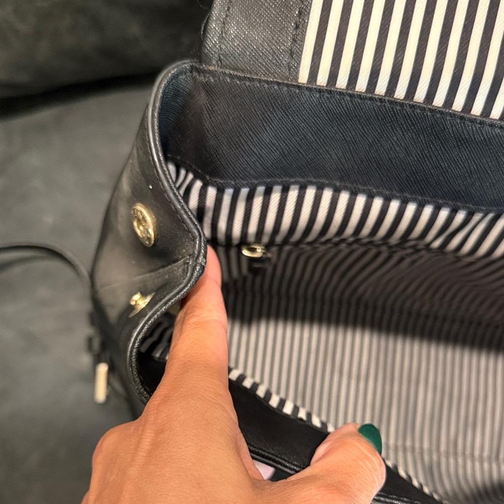 Kate Spade Cameron Street Black Leather Backpack - Picture 8 of 9